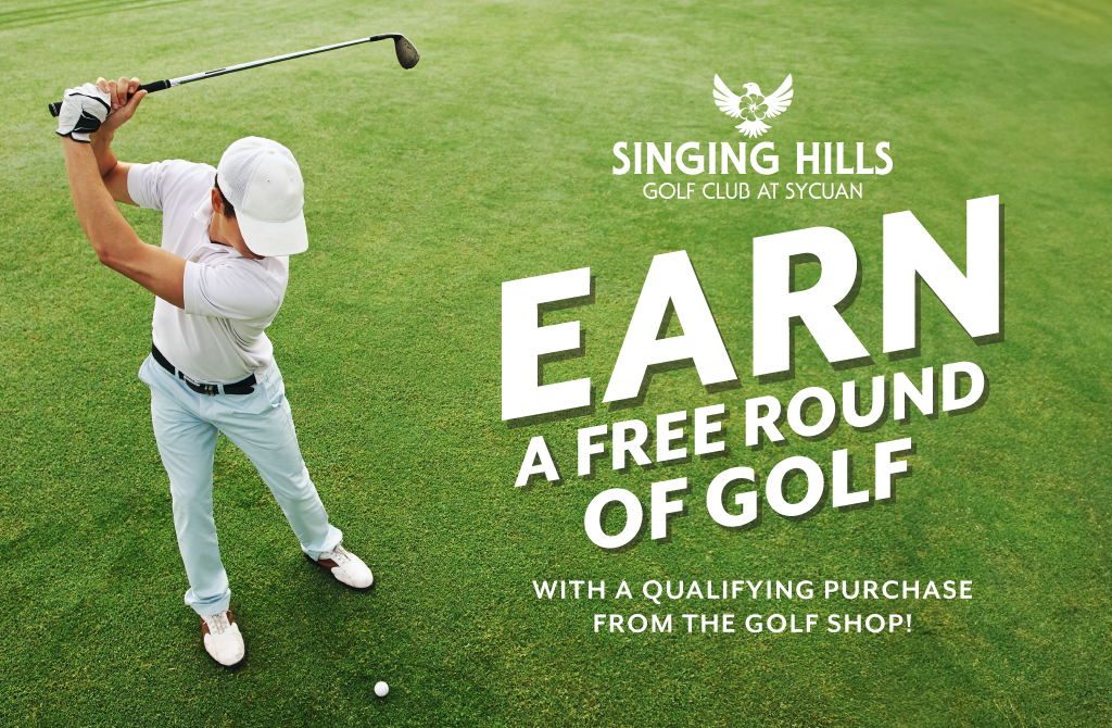 Earn a Free Round of Golf!
